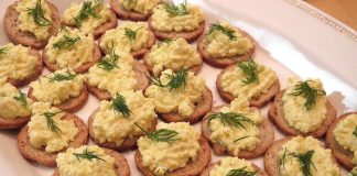 Egg Salad Canapés