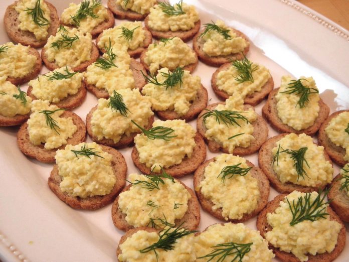 Egg Salad Canapés