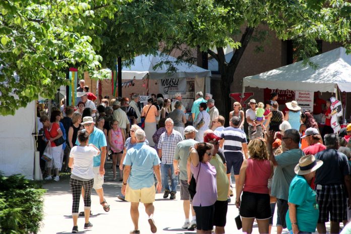 YSU is seeking artist applications for its 23nd annual Summer Festival of the Arts, which is scheduled for July 17 and 18 at its new location at Wean Park/Huntington Community Alley in downtown Youngstown.(Image courtesy of YSU)