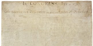 Declaration of Independence – from the National Archives