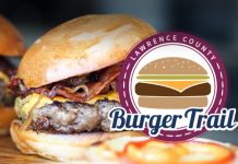 Visit Lawrence County recently announced the restaurants participating in its 2021 Craft Burger Trail. Fifteen local eateries – all with unique burgers – are included in the current lineup.