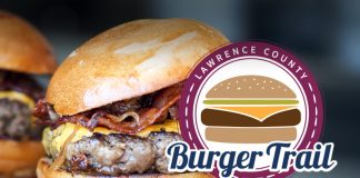 Visit Lawrence County recently announced the restaurants participating in its 2021 Craft Burger Trail. Fifteen local eateries – all with unique burgers – are included in the current lineup.