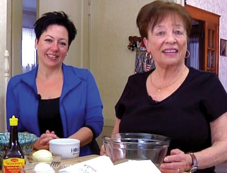 ABOVE: Charlotte Wengler-Tibbetts (left) and Helga Wengler prepare Stovetop Meatloaf. Electronic image by Ron Flaviano for Metro Monthly and Homeplate.