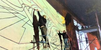 Collaborative student art mural taking shape on Andrews Avenue | The public art project stretches on Andrews Avenue from E. Federal Street to Rayen Avenue.