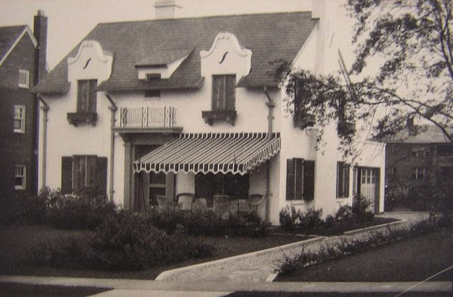 Jazz Age Youngstown homes in 1927. This image depicts the Michael Willow residence.