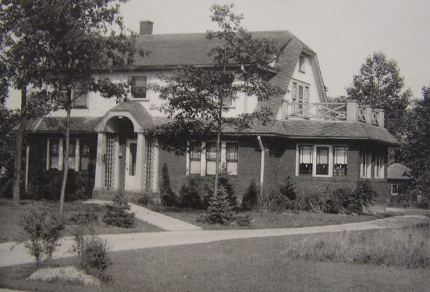 Jazz Age Youngstown homes in 1927. This image depicts the R.F. Book residence.