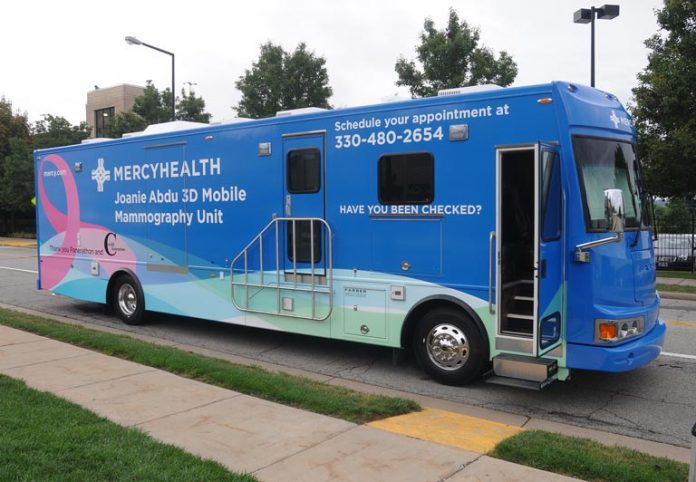 Mercy Health mammography van to visit area locations April 25-30