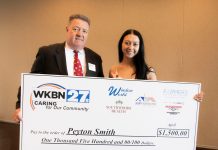 LaBrae senior wins first place in WKBN PSA competition