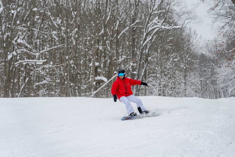 Winter Fun: Ski resorts, snowboarding, ice skating, snowmobiling